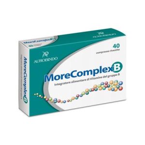 Morecomplex B Vitamin B Supplement 40 Coated Tablets