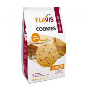 Mevalia Flavis Choco Chip Biscotti Aproteici i Pezzetti di Cioccolato 200g