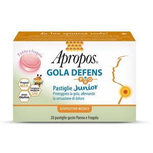 Apropos Gola Defens Junior Flavor Cream and Strawberry 20 Tablets