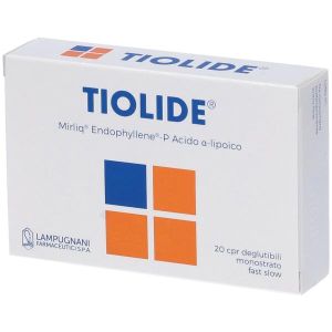 Thiolide 20 Fast Slow Single Layer Swallowable Tablets