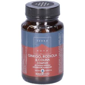 Terranova Ginkgo/rodiola/colina Complex 50 Capsule