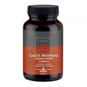 Terranova Coq10 Magnesio e Biancospino Complex 50 Capsule Vegetali