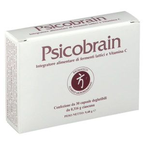 Bromatech Psicobrain Supplement Lactic Ferments And Vitamin C 30 Capsules