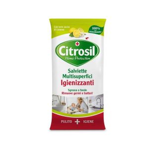 Citrosil Home Protection Salviette Multisuperfici Igienizzanti Limone
