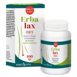 Erba Vita Erbalax Forte Intestinal Supplement 100 Tablets