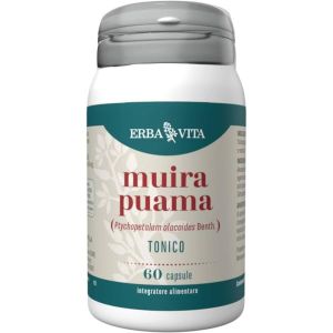 Erba Vita Muira Puama Tonic Supplement 60 Capsules