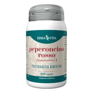 Erba Vita Red Chilli Digestive Supplement 60 Capsules