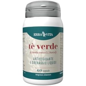Erba Vita Green Tea Antioxidant Supplement 60 capsules 450 mg