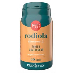 Erba Vita Rodiola Rosea Supplement Concentration 60 Capsules