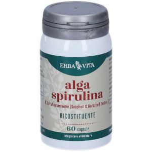Erba Vita Spirulina Alga Restorative Supplement 60 Capsules