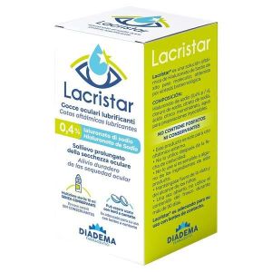 Lacristar Gocce Oculari Lubrificanti 0,4% Ialuronato di Sodio 10ml Granuli Contenitore MULTIdose
