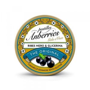 Anberries Gola e Voce Classic Lozenges Blackcurrant & Glycerin 60 g