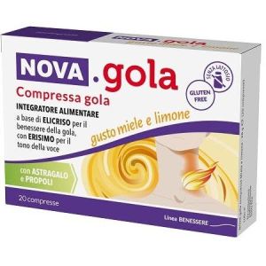 Nova Gola Honey and Lemon Calms Cough 20 Tablets