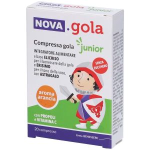 Nova Gola Junior Orange 20 Tablets Without Sugar
