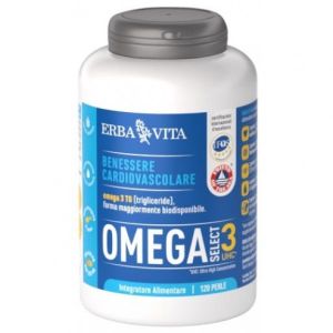 Erba Vita Omega Select 3 UHC Cardiovascular Wellness Supplement 120 Pearls