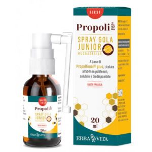 Erba Vita Propolis Mucoadhesive Throat Spray Junior 20 Ml