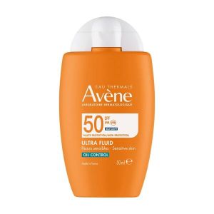 Eau Thermale Avène Ultra Fluid Oil Control Spf50 50ml - Protezione Solare per Pelle i Imperfezioni
