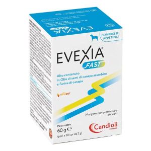 Candioli Evexia Fast Mangime Complementare per Cani 30 Compresse