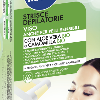 ACTY MASK Strisce depilatorie viso Aloe, 20 pz