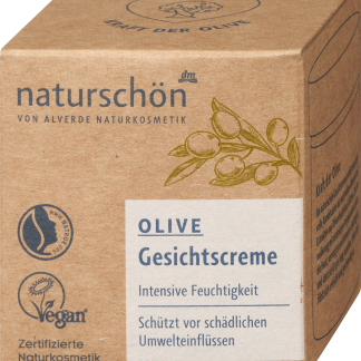 alverde Crema viso alle olive naturschön, 50 ml