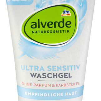 alverde Gel detergente ultra sensitive, 150 ml