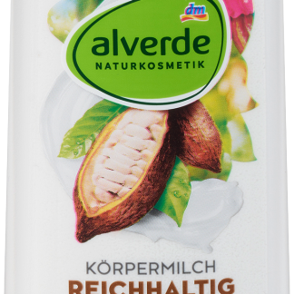alverde Latte corpo al burro di cacao e ibisco bio, 250 ml
