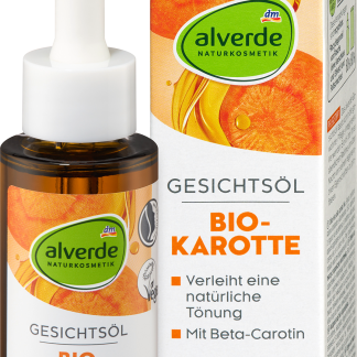 alverde Olio viso alla carota bio, 30 ml