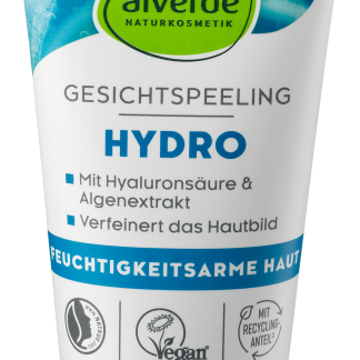alverde Peeling viso HYDRO, 75 ml