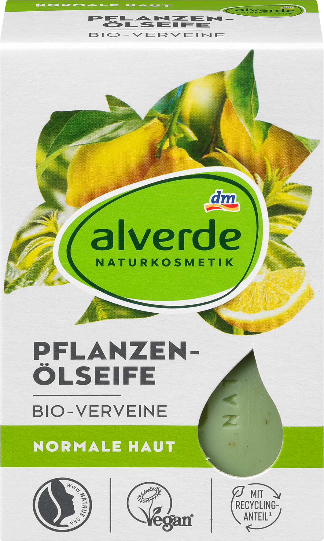 alverde Sapone solido alla verbena bio, 100 g