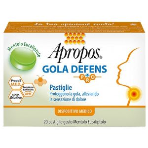 Apropos Gola Defens Pro Menthol and Eucalyptol 20 Lozenges