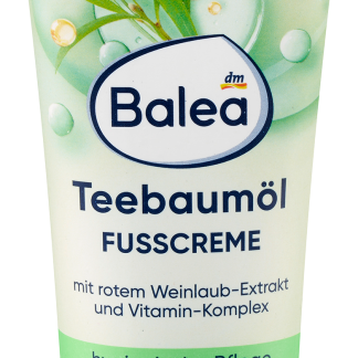 Balea Crema piedi all'olio di tea tree, 100 ml