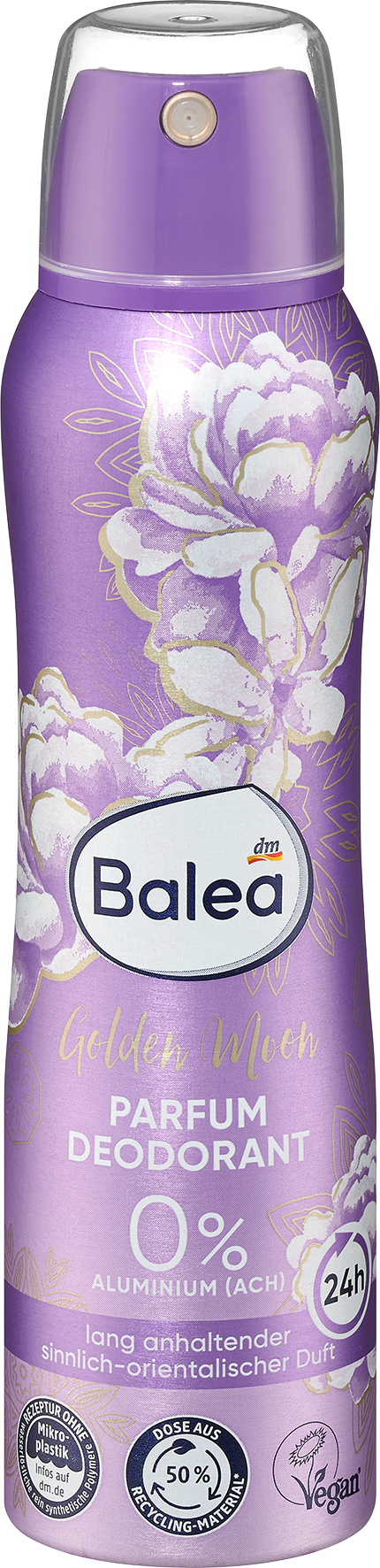 Balea Deodorante spray Golden Moon dal profumo orientale, 150 ml