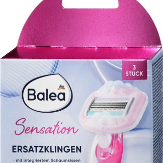 Balea Lame di ricambio per rasoio Sensation 4 lame, 3 pz