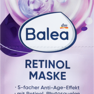 Balea Maschera viso in crema con retinolo, 16 ml