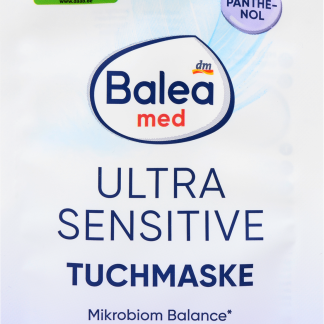 Balea med Maschera viso in tessuto Ultra Sensitive, 1 pz