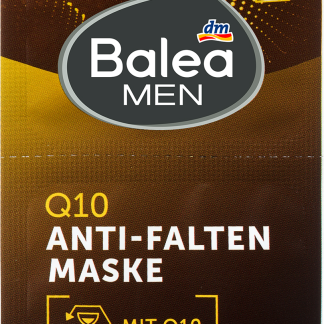 Balea MEN Maschera viso antirughe con Q10, 16 ml