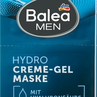 Balea MEN Maschera viso crema-gel Hydro, 16 ml