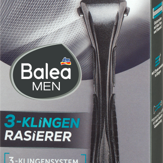 Balea MEN Rasoio 3 lame + due testine di ricambio, 1 pz