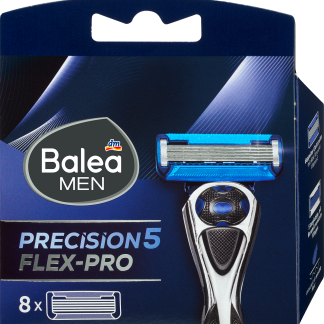 Balea MEN Testine di ricambio a 5 lame Precision 5 Flex-Pro, 8 pz