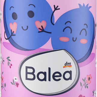 Balea Mousse doccia al profumo di mirtilli I Like U Berry Much, 200 ml