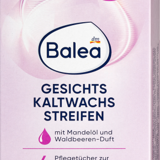 Balea Strisce depilatorie viso al profumo di frutti di bosco, 20 pz