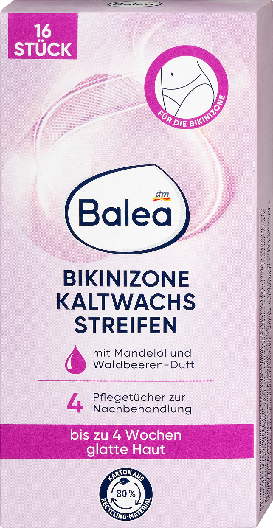 Balea Strisce depilatorie zona bikini, 16 pz