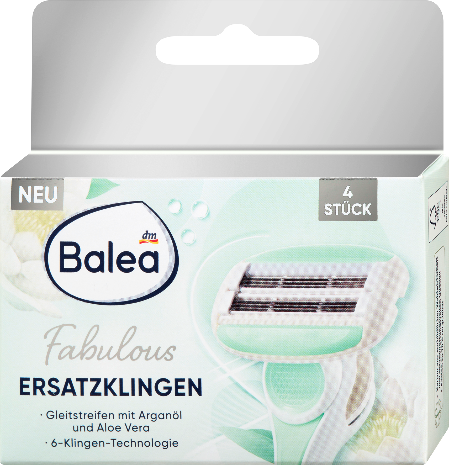 Balea Testine di ricambio Fabulous, 4 pz