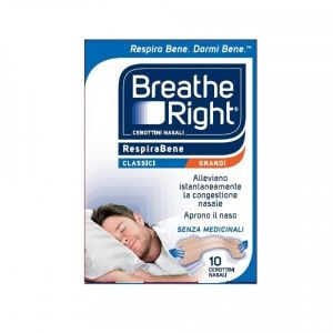Breath Right RespiraBene Large Classic Nasal Patches 10 Pieces