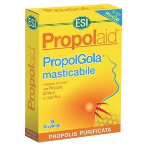 Esi Propolaid Throat Wellness Supplement 30 Tablets Taste Honey
