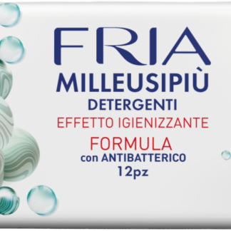 FRIA Salviette Milleusipiù detergenti effetto igienizzante, 12 pz
