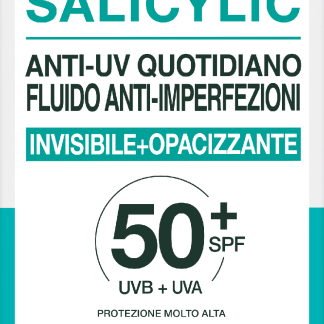 GARNIER PureActive Fluido anti-imperfezioni PureActive BHA+ Niacinamide SPF50+ invisibile e opacizzante, 40 ml