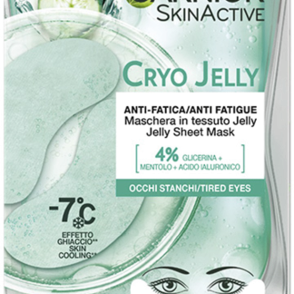 GARNIER SKIN ACTIVE Patch occhi in tessuto SKINACTIVE Cryo Jelly anti-fatica, 2 pz