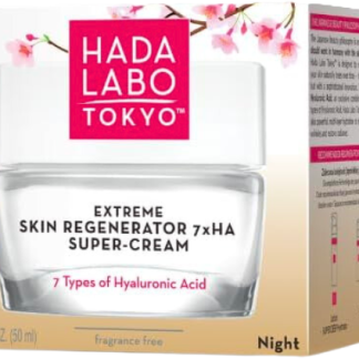HADA LABO TOKYO Crema viso notte rigenerante 7xHA Super-Cream, 50 ml