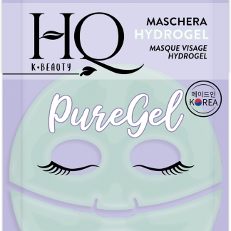 HQ Maschera viso in hydrogel PureGel con Acido Ialuronico e Caffeina, 1 pz